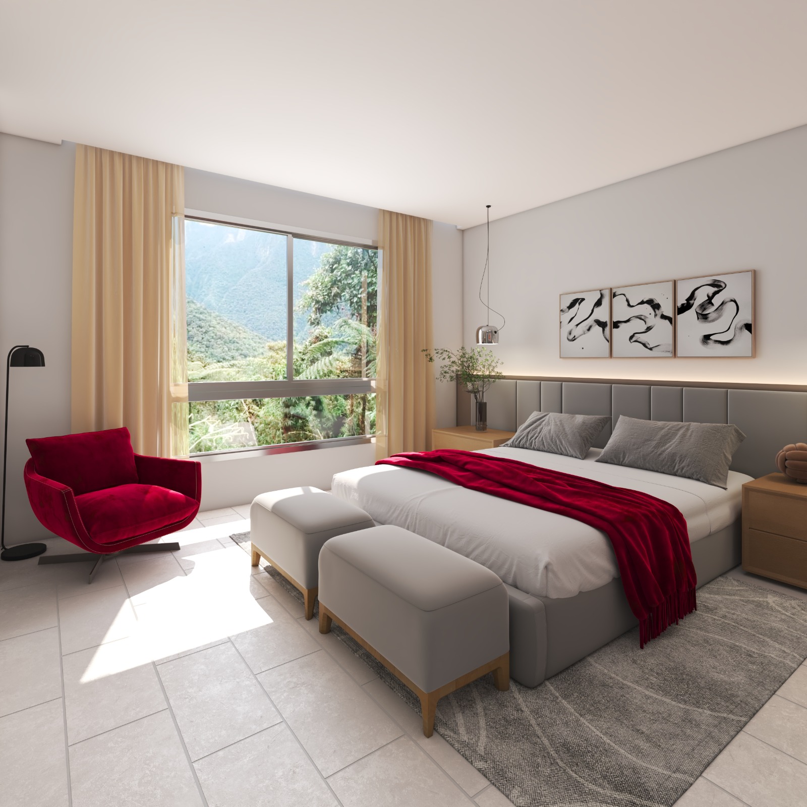 Interiores - Dormitorio Concorde Residence 1