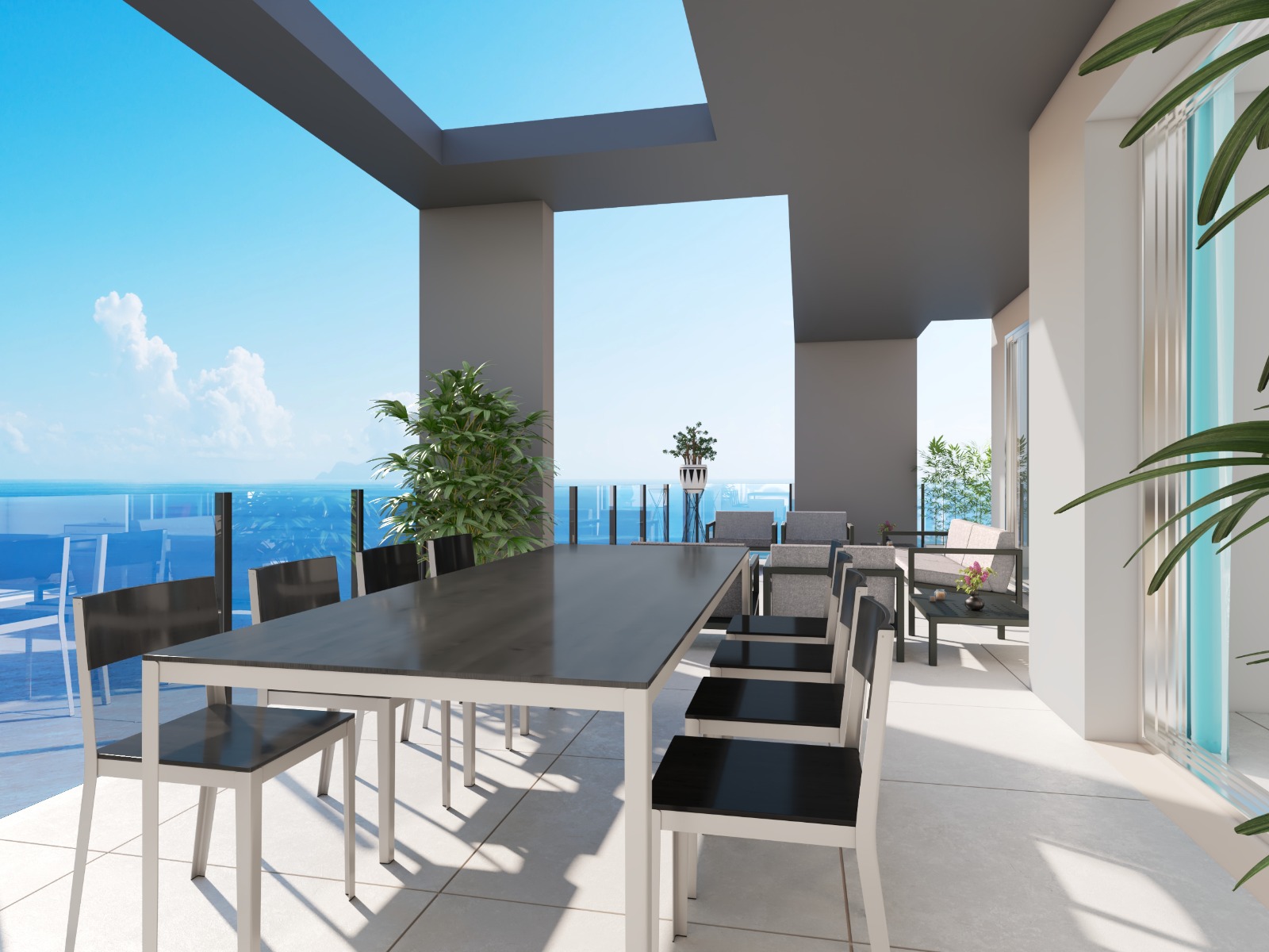 Interiores - Terraza Concorde Residence 